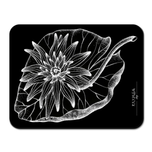 Коврик для мыши с принтом Клумба