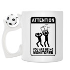 Кружка с футбольным мячиком