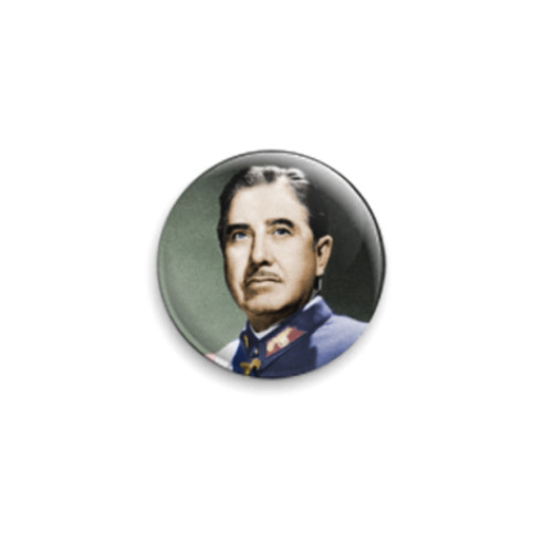 Значок 25мм с принтом Пиночет