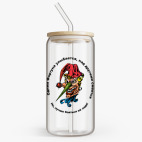 Банка с бамбуковой крышкой