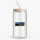 Банка с бамбуковой крышкой