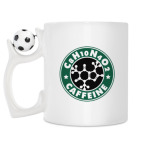 Кружка с футбольным мячиком