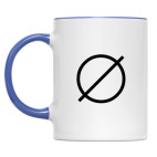 Двухцветная кружка Пустое множество