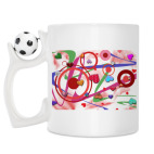 Кружка с футбольным мячиком