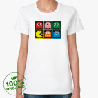 Женская футболка органик