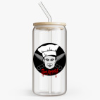 Банка с бамбуковой крышкой