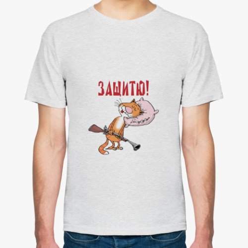 Футболка с принтом Защитник