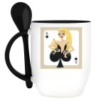 Кружка с ложкой