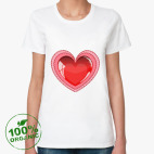 Женская футболка органик