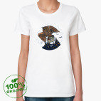 Женская футболка органик