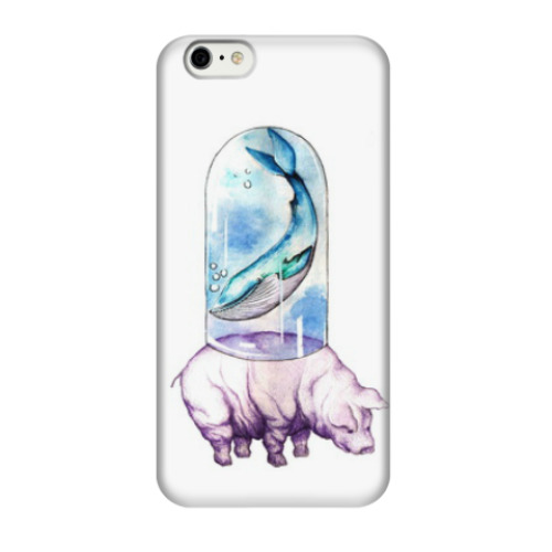 Чехол для iPhone 6/6s Whale&pig