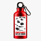 Металлическая бутылка 400 мл UV-DTF