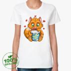 Женская футболка органик