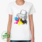 Женская футболка органик