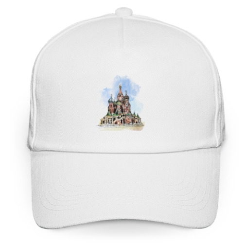 Кепка бейсболка с принтом Собор Василия Блаженного