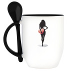 Кружка с ложкой