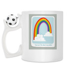 Кружка с футбольным мячиком