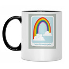 Кружка двухцветная