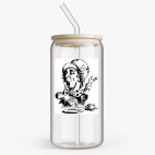 Банка с бамбуковой крышкой