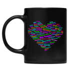 Кружка цветная UV-DTF