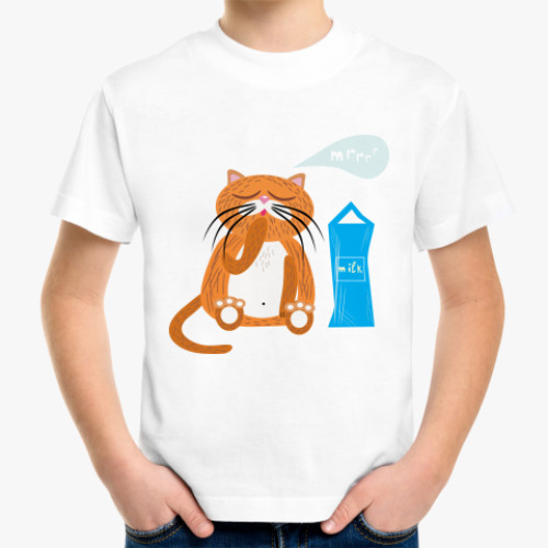 Детская футболка  'Кот'