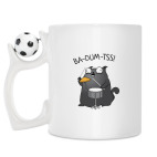 Кружка с футбольным мячиком