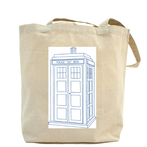 Сумка шоппер Тардис Доктор Кто