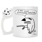Кружка с футбольным мячиком
