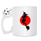 Кружка с футбольным мячиком