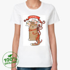 Женская футболка органик