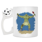 Кружка с футбольным мячиком