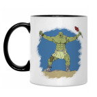 Кружка двухцветная