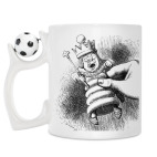 Кружка с футбольным мячиком
