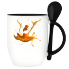 Кружка с ложкой