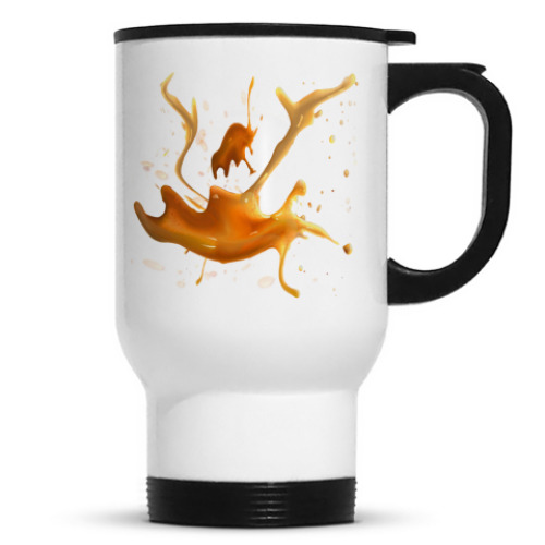 Кружка-термос с принтом ``Ой, разлил``