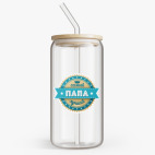 Банка с бамбуковой крышкой