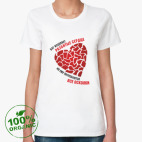 Женская футболка органик