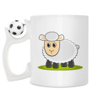 Кружка с футбольным мячиком