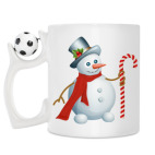 Кружка с футбольным мячиком