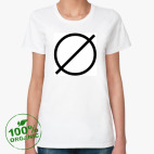 Женская футболка органик