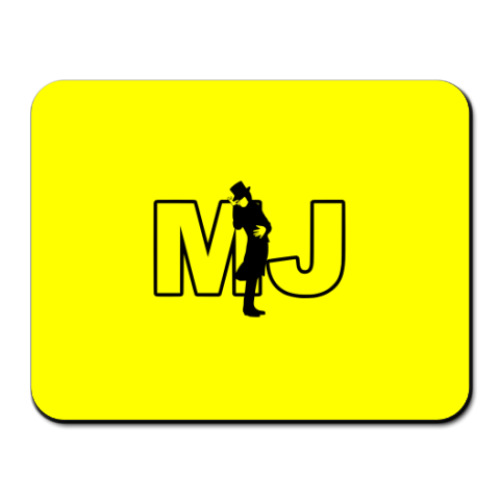 Коврик для мыши с принтом 'Letters&Man'