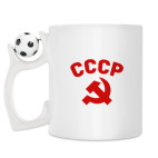 Кружка с футбольным мячиком