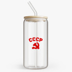 Банка с бамбуковой крышкой