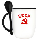 Кружка с ложкой