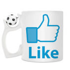 Кружка с футбольным мячиком