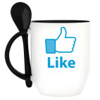 Кружка с ложкой