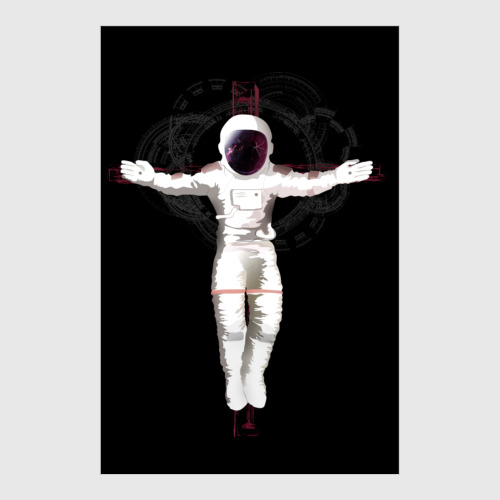 Постер с принтом Астронавт