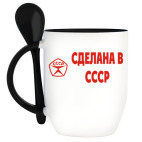 Кружка с ложкой