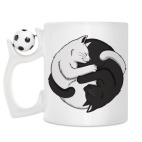 Кружка с футбольным мячиком