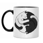 Кружка двухцветная